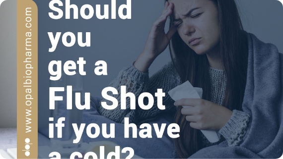 should you take a flu shot if you have a cold?